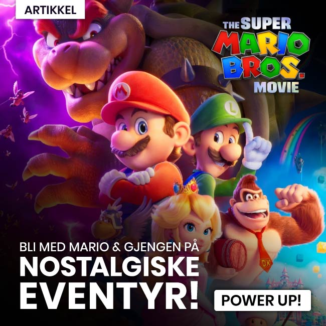 Artikkel: The Super Mario Bros Movie - Bli med Mario og gjengen på nostalgiske eventyr