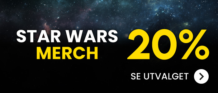Star Wars merch 20% rabatt