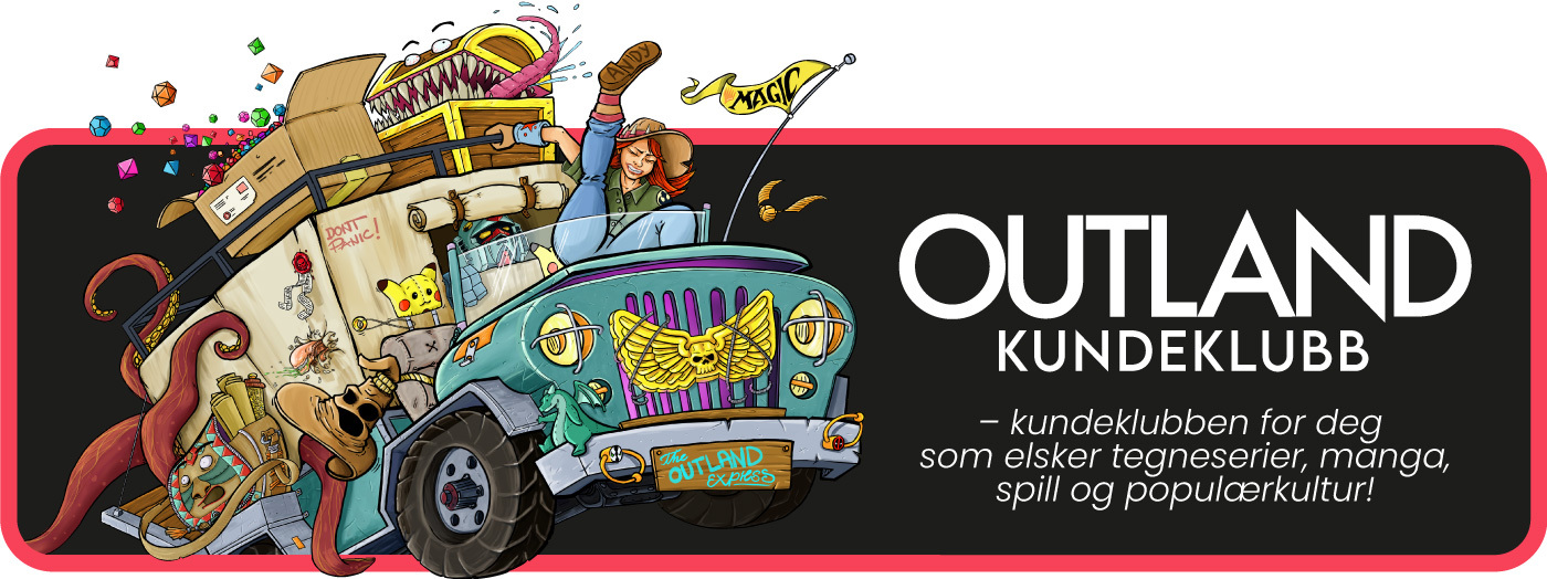 Outland Kundeklubb - for deg som elsker tegneserier, manga, spill og populærkultur