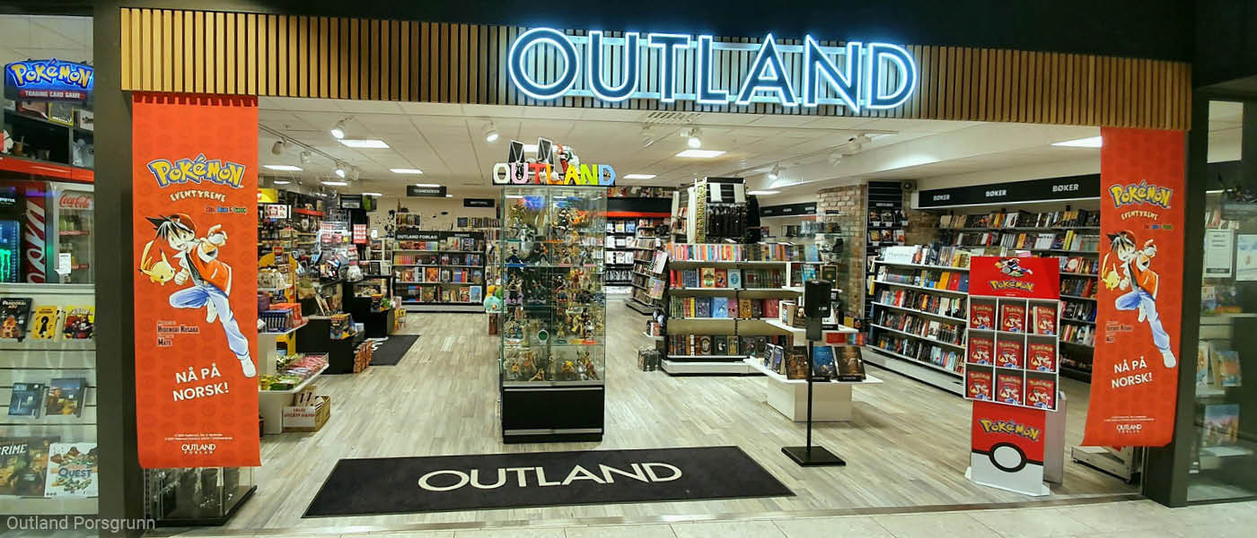 Inngangspartiet til Outland Porsgrunn