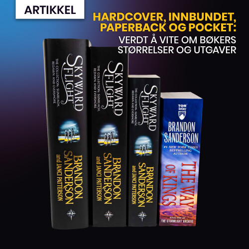 Artikkel: Hardcover, innbundet, paperback og pocket - Verdt å vite om bøkers størrelser og utgaver