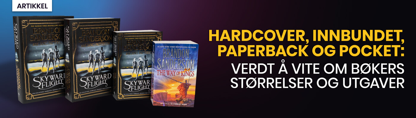 Artikkel: Hardcover, innbundet, paperback og pocket - Verdt å vite om bøkers størrelser og utgaver
