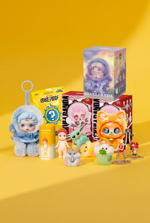 POP Mart Skullpanda, Labubu, Blind Box Blindbox