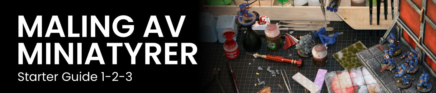 Maling av miniatyrer Starter Guide 1-2-3