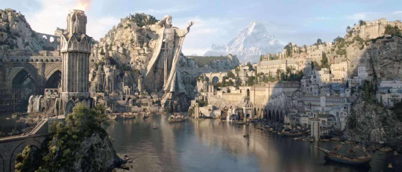Númenor fra Maktens Ringer
