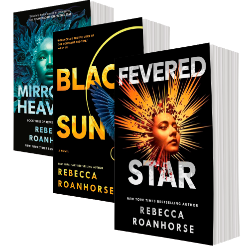Black Sun, Fevered Star og Mirrored Heavens av Rebecca Roanhorse