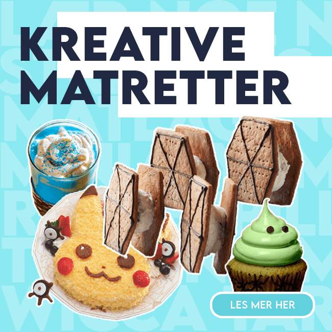  Hva med matoppskrifter inspirert fra populærkultur?