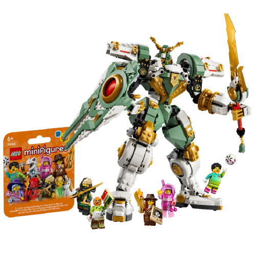 LEGO Minifigurer og LEGO Ninjago: Lloyds Titan Kampdrakt