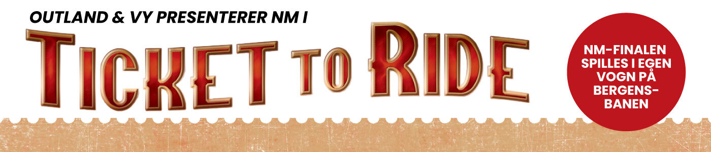 Outland og Vy presenterer: Norgesmesterskap i Ticket to Ride