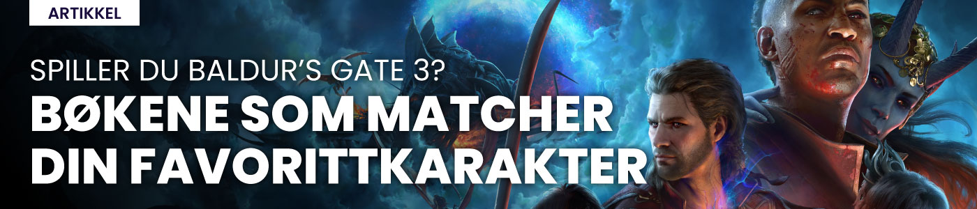 Artikkel: Spiller du Baldur's Gate 3? Bøkene som matcher dinf avorittkarakter