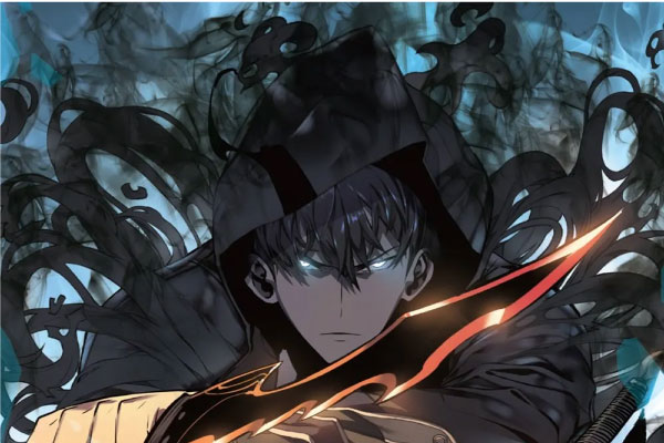 Hovedpersonen Sung Jin-Woo fra Solo Leveling