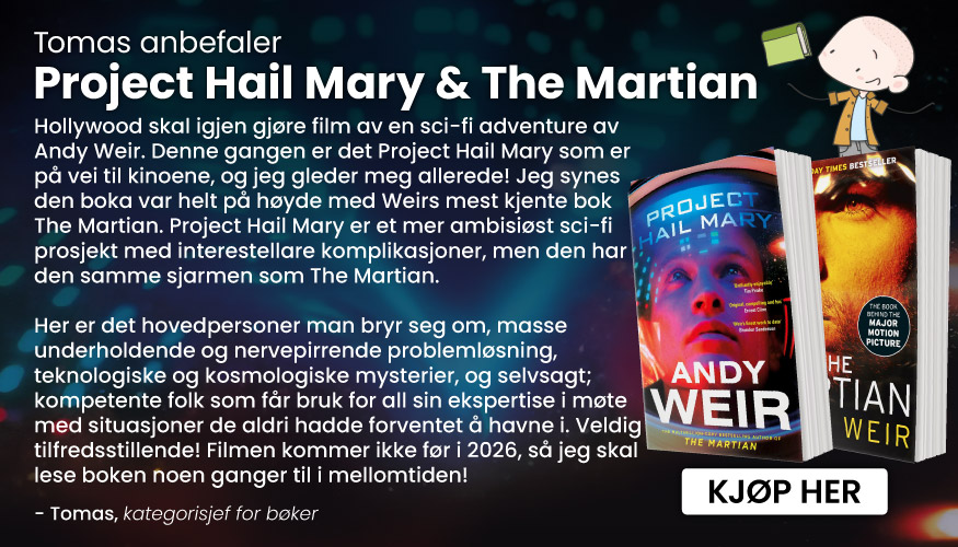 Thomas anbefaler Project Hail Mary og The Martian