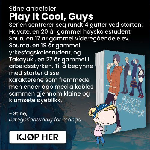Play It Cool, Guys anbefalt av Outlands kategoriansvarlig for manga