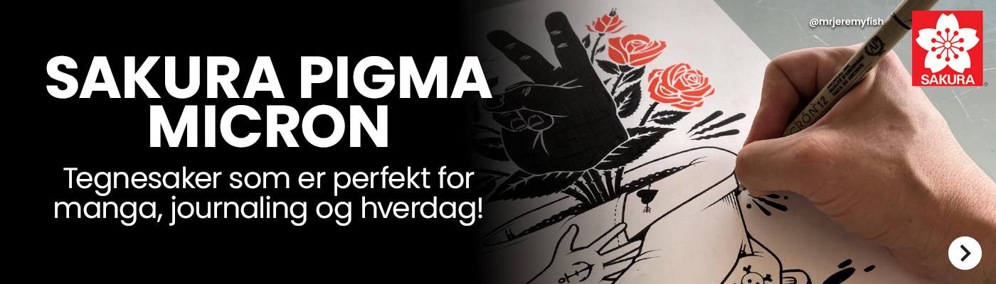 Sakura PIgma Micron - Tegnesaker som er perfekt for manga, journaling og hverdag!