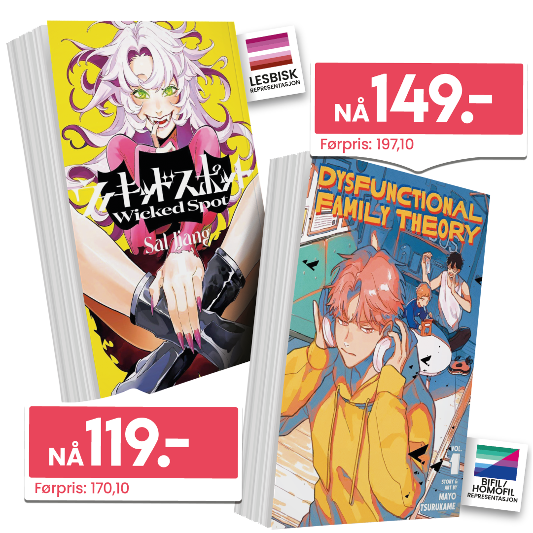 Mangaene Wicked Spot 1 og Dysfunctional Family Theory Vol. 1