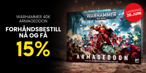 Forhåndsbestill Warhammer 15K Armageddon box set og få 15% rabatt