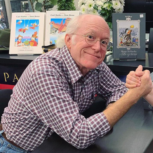 Disney-legenden, tegneserieskaperen Don Rosa besøkte Outland