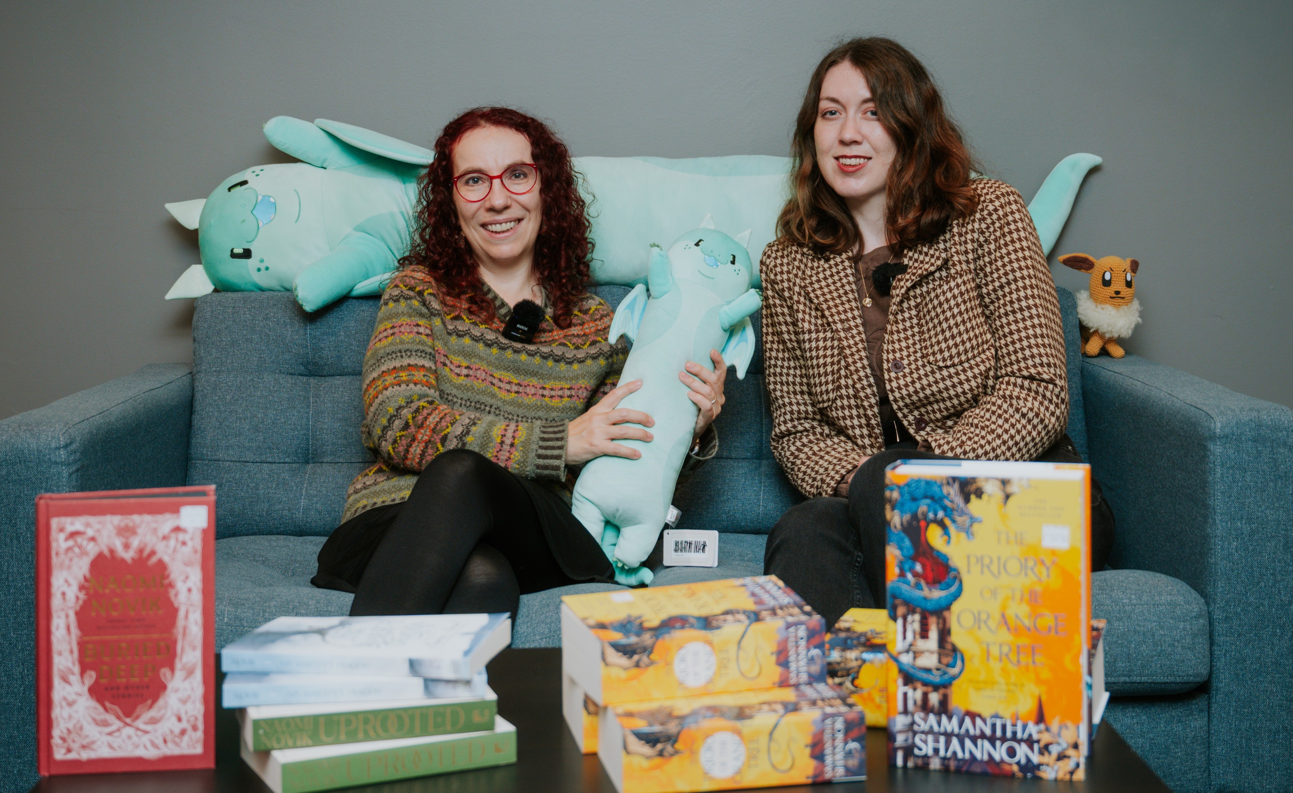 Naomi Novik og Samantha Shannon hos Outland