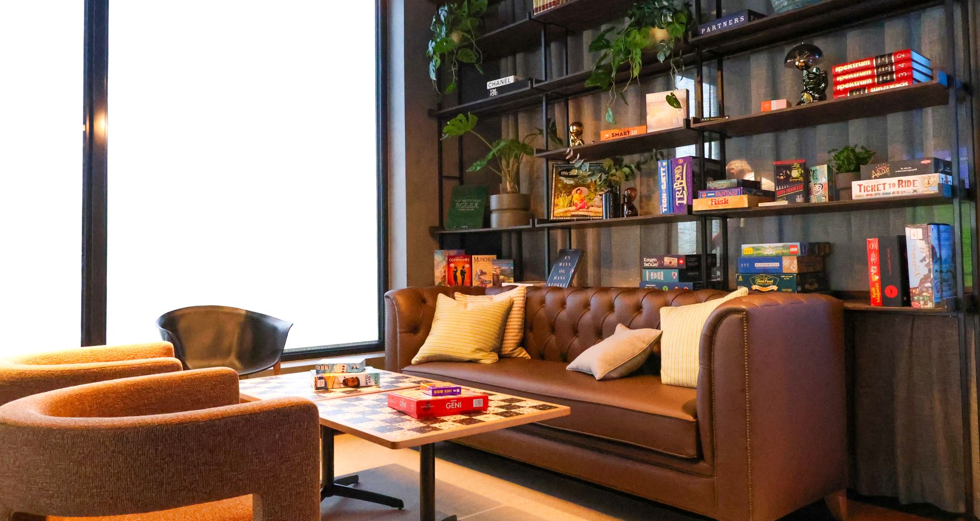 Spill & Chill-rommet hos Construction City