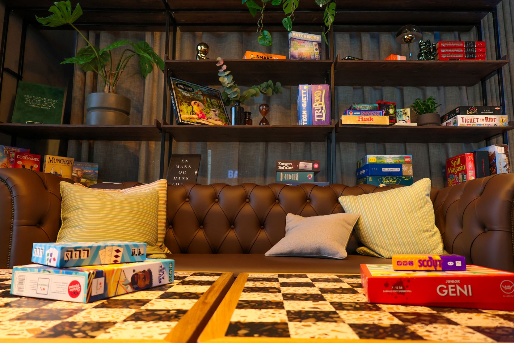 Spill & Chill-rommet hos Construction City