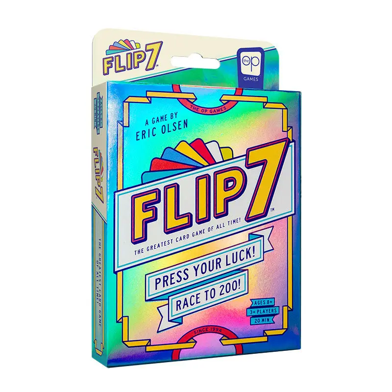 Produkteske for brettspillet Flip7 blister edition