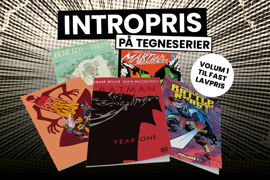 Intropris på tegneserier - volum 1 til fast lavpris
