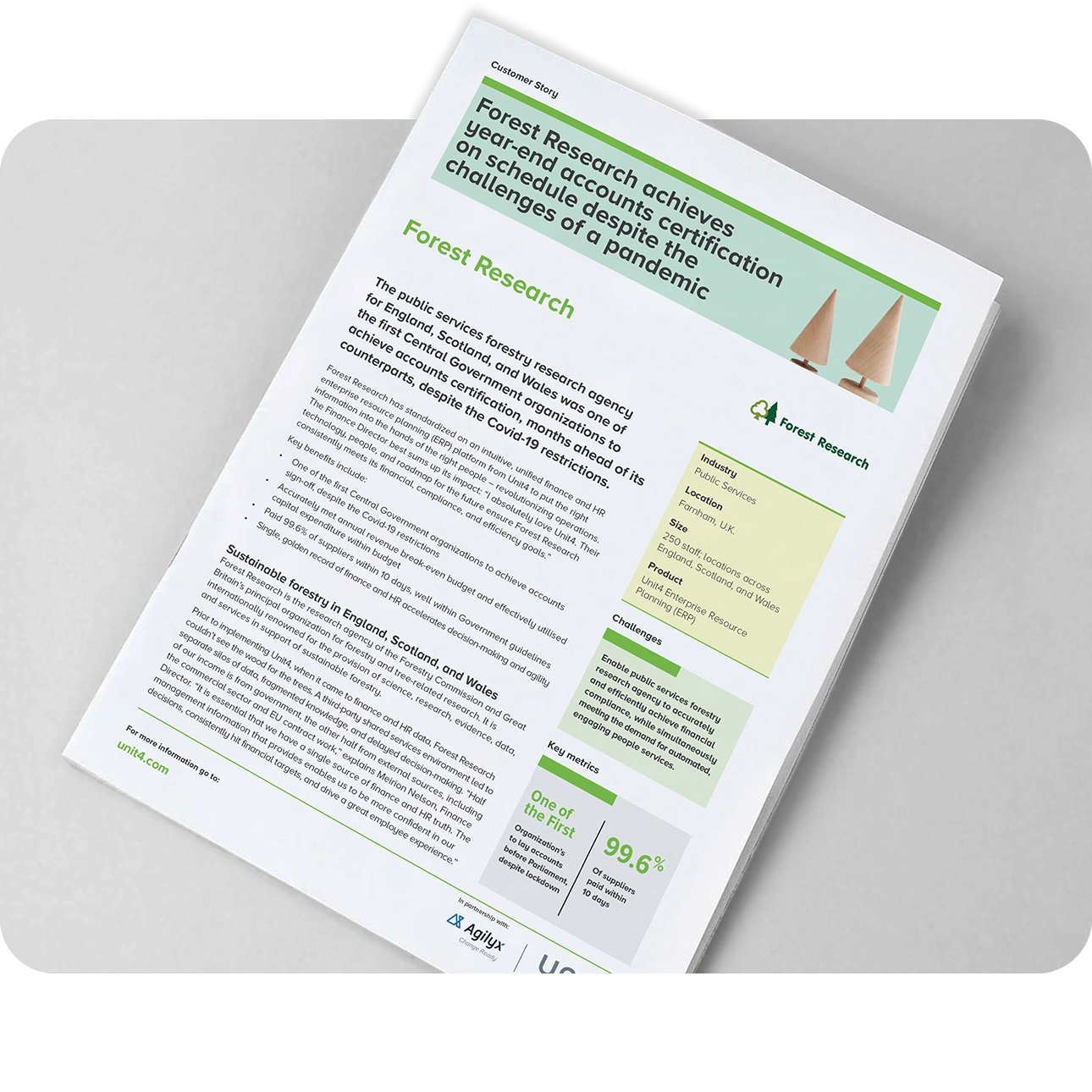 Content image from Unit4 customer story - forest Research