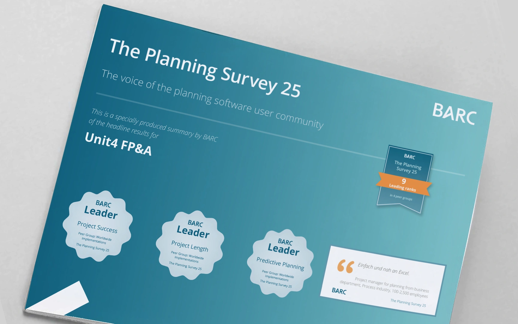 Click here to learn more about Unit4's results in BARC's The Planning Survey 2025