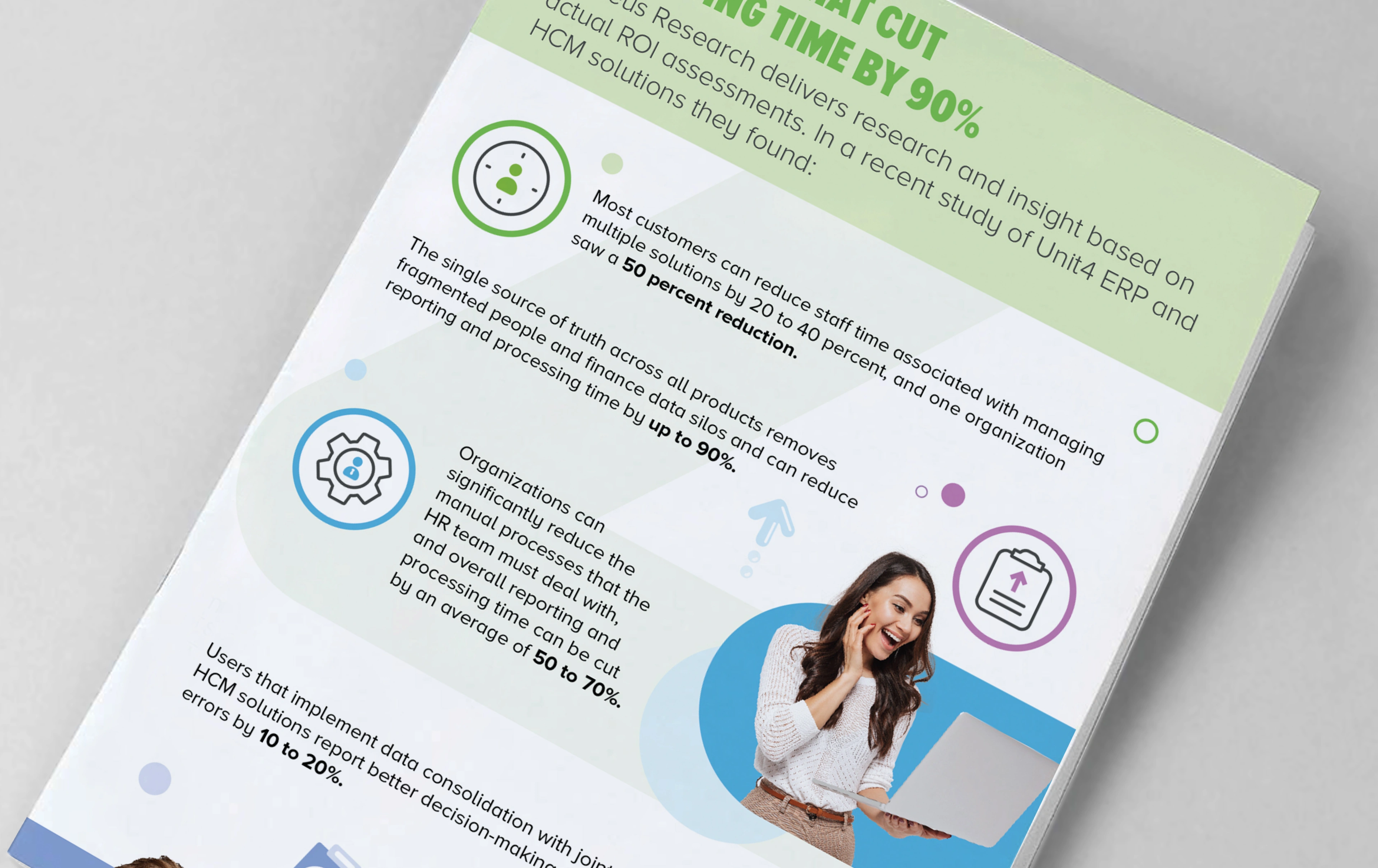 Cover image for Nucleus infographic about the value of integrated ERP and HCM solutions