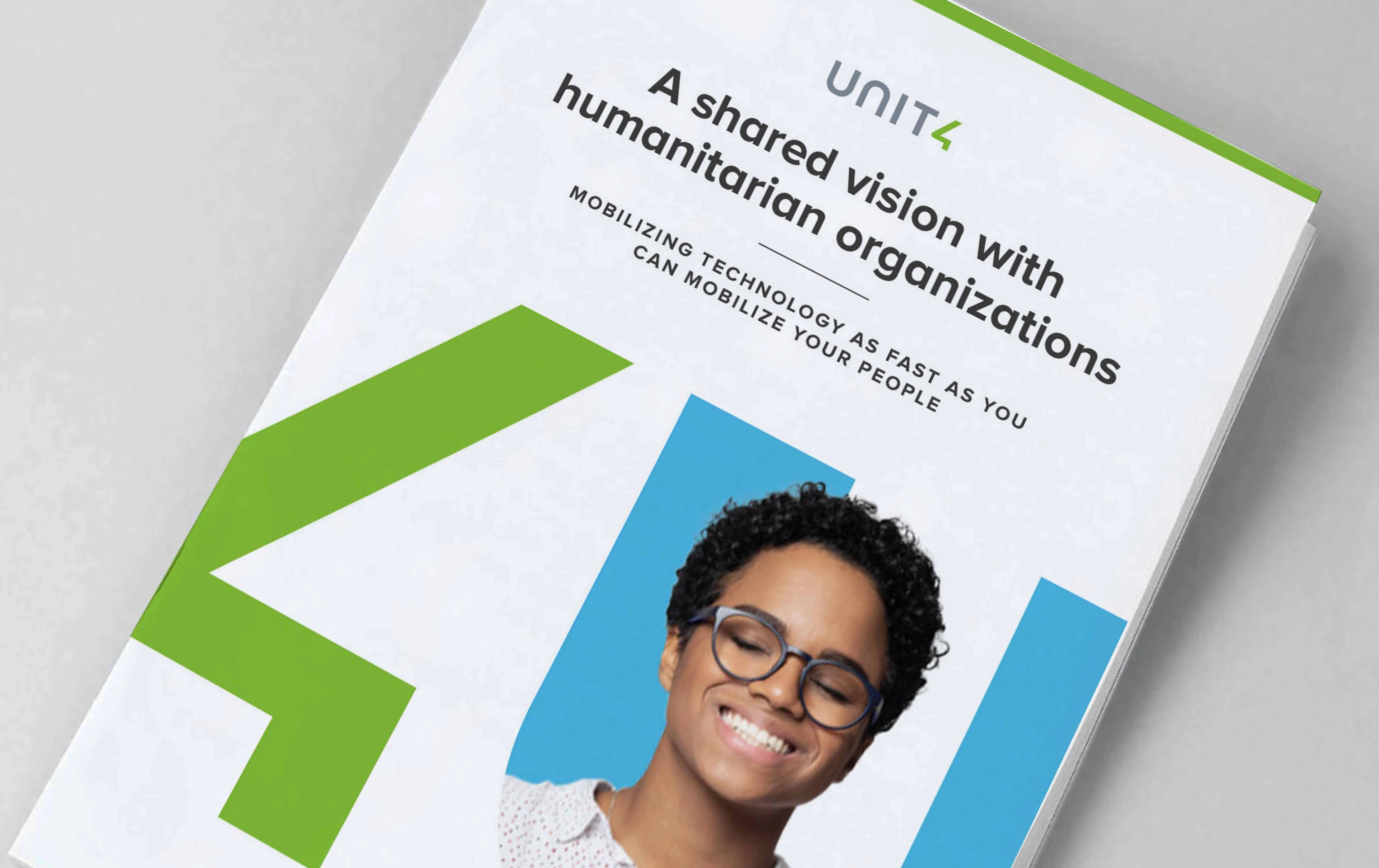 Cover image for white paper about Unit4's shared vision with humanitarian organizations