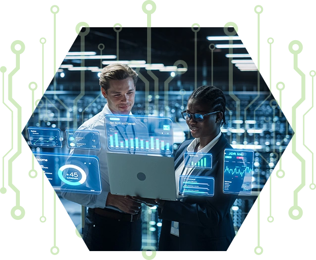 Key visual image for AI at Unit4