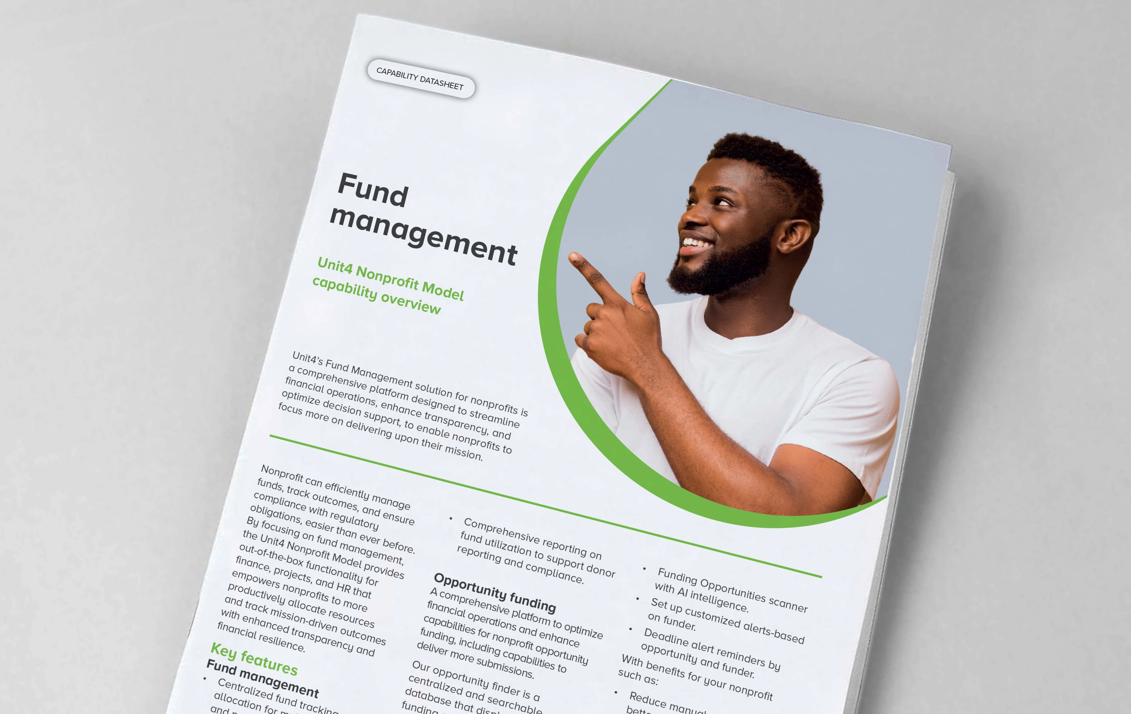 Click here to read our datasheet about Unit4 fund management software for nonprofit organizations