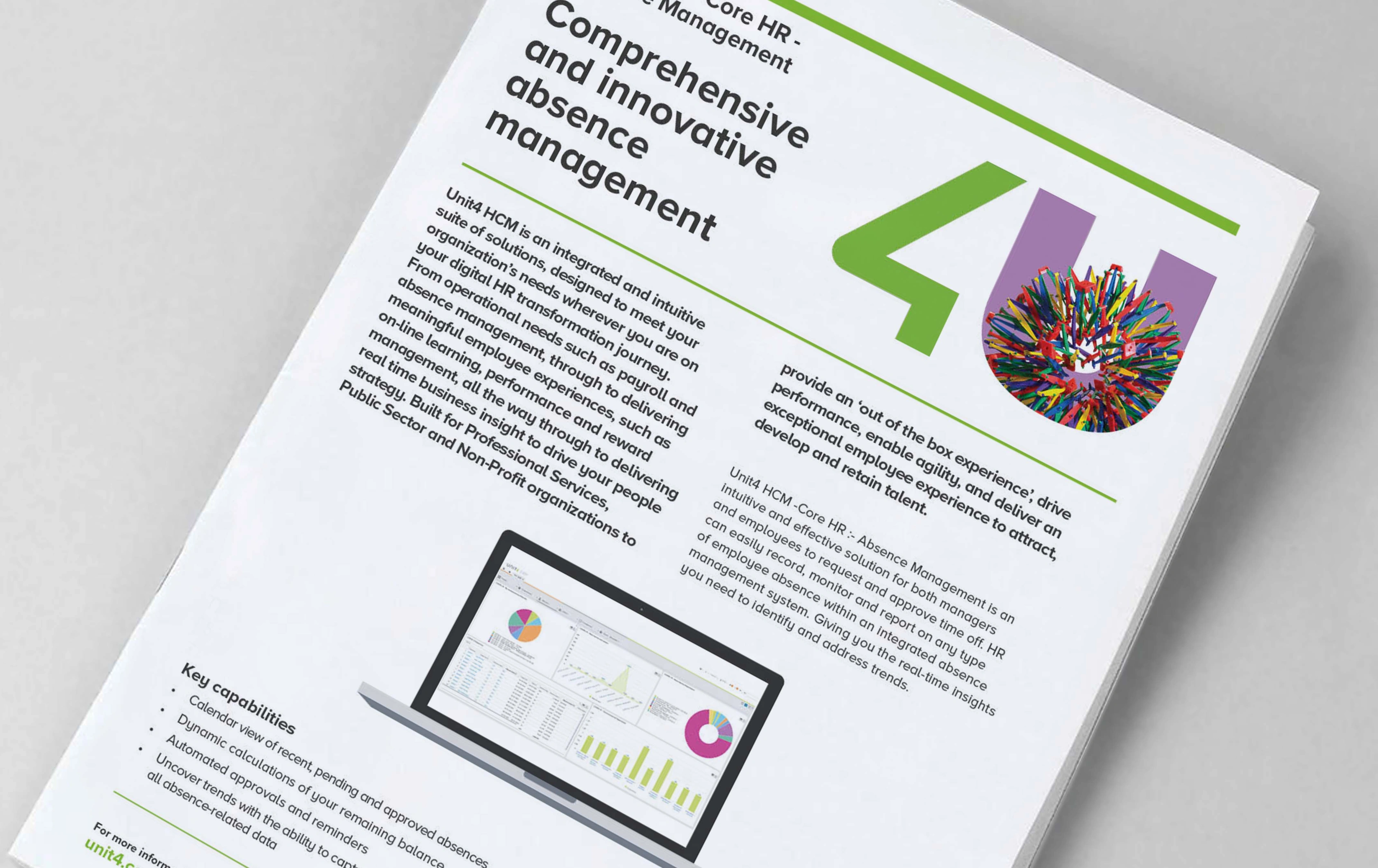 Cover image for “Unit4 HCM – Absence management” factsheet