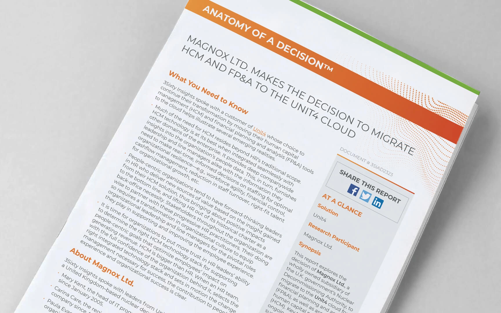 Cover image of whitepaper "3Sixty Insights: Anatomy of a Decision"