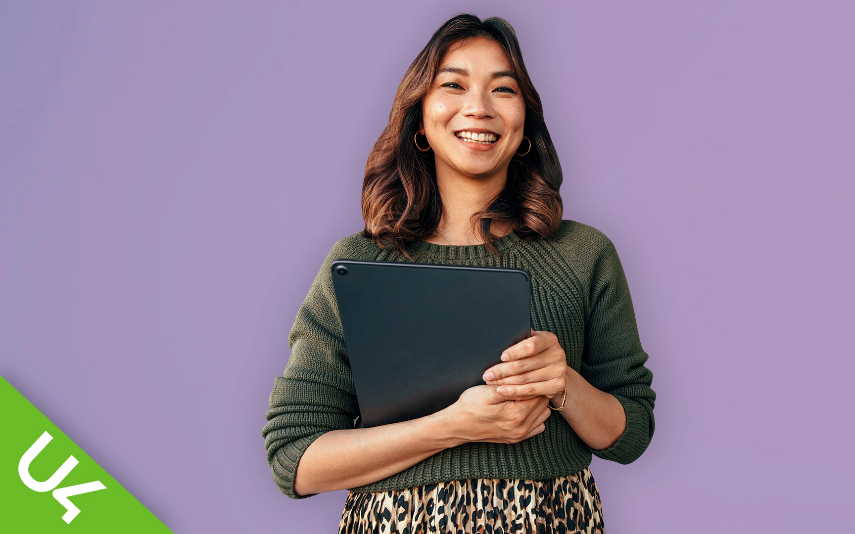 Woman with laptop