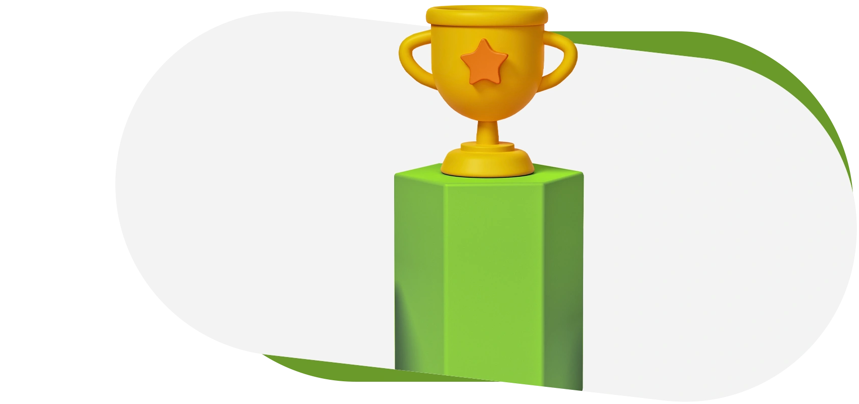 Award on a pedestal