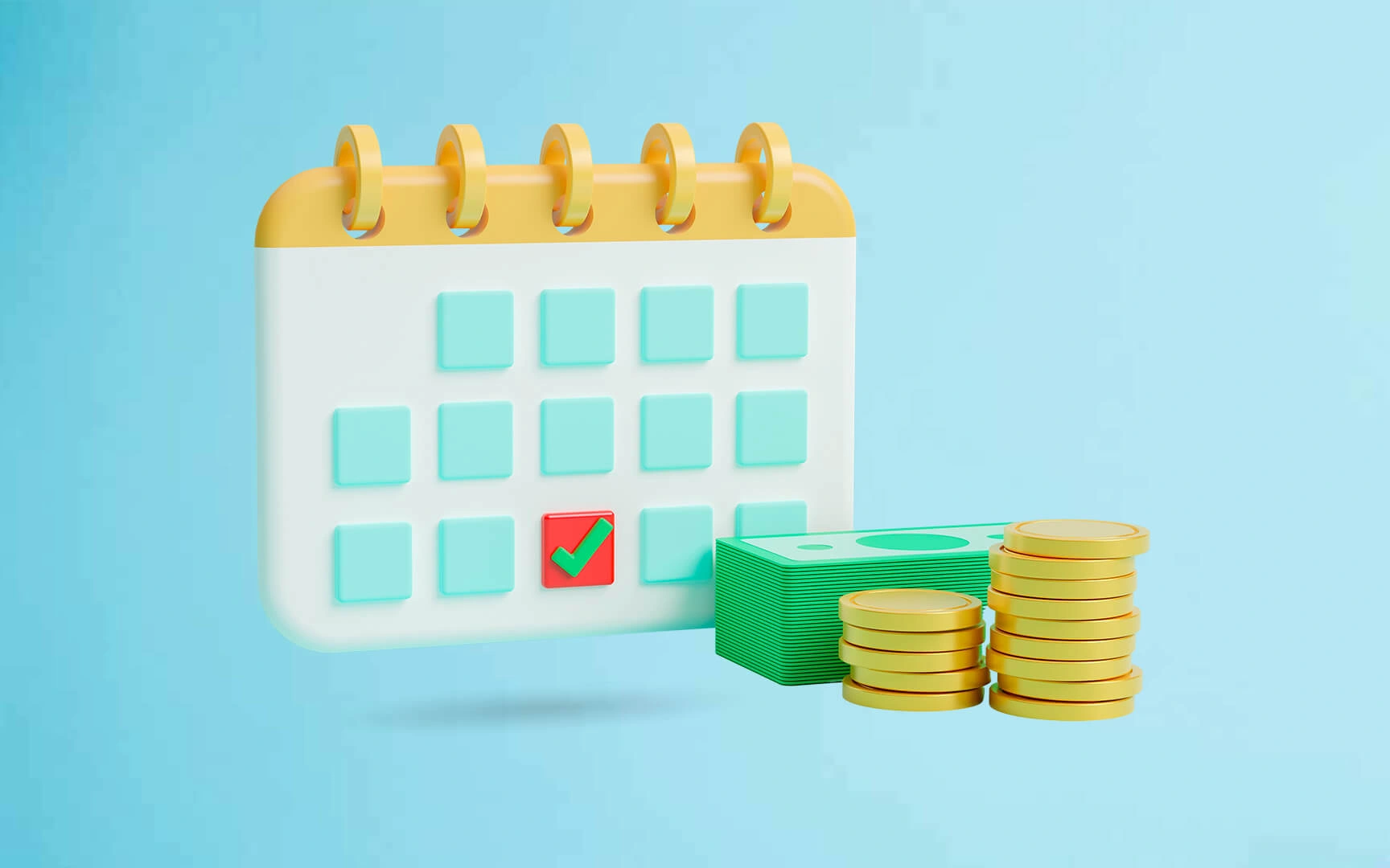 calendar flying