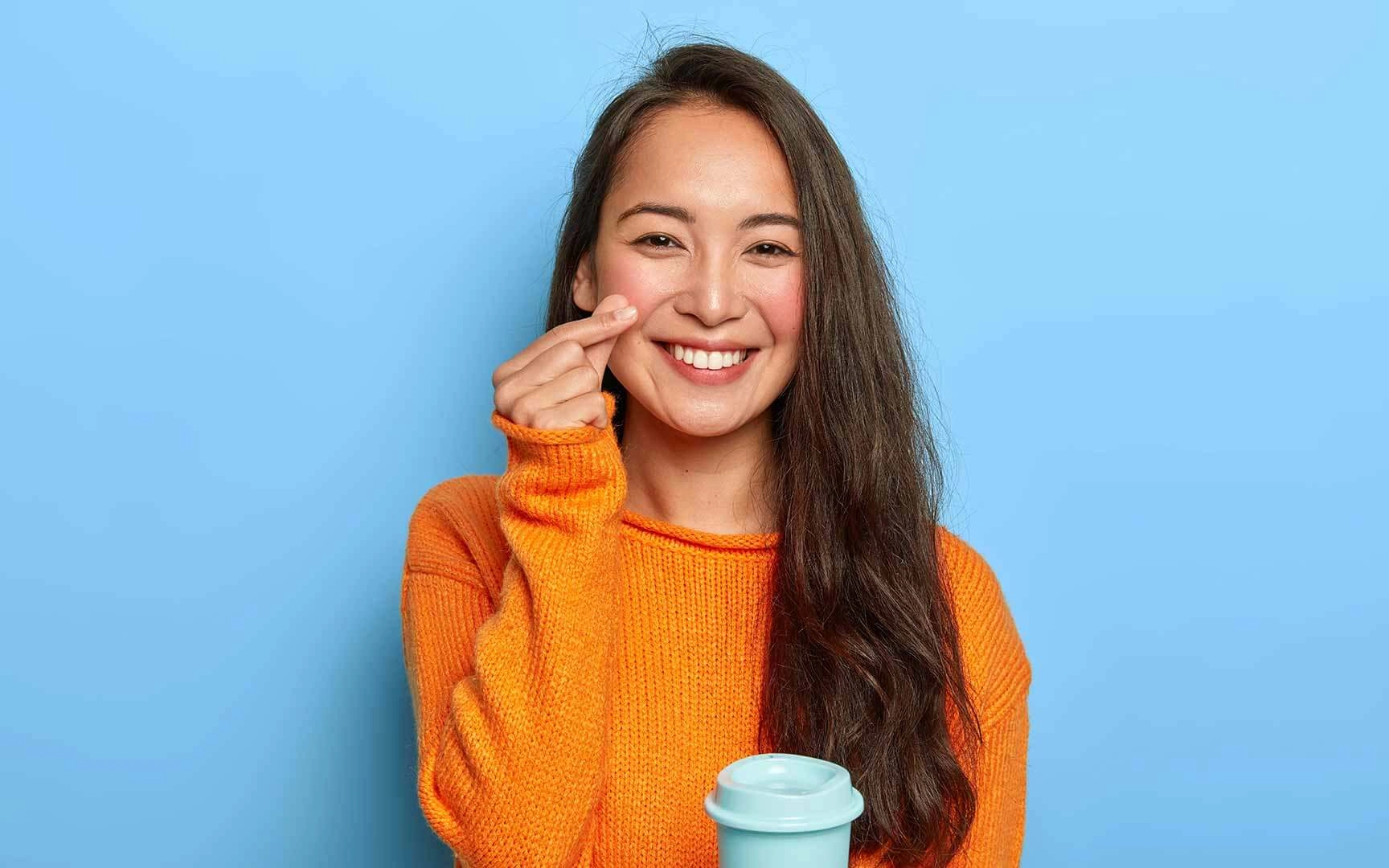 person with coffee