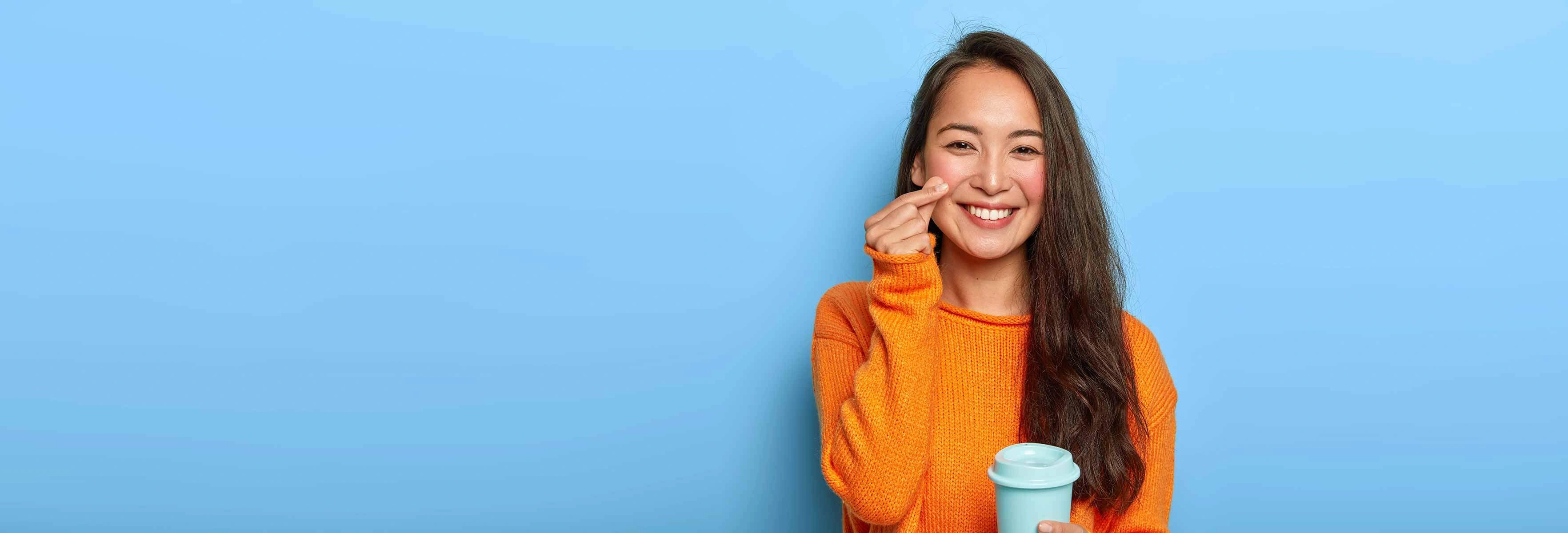 person with coffee