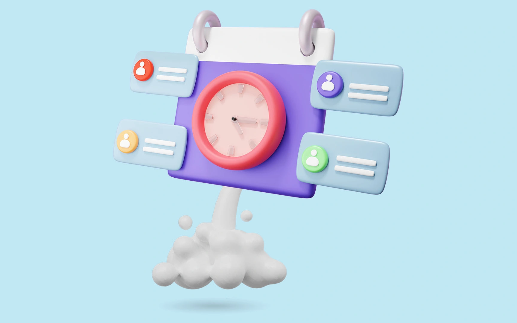 calendar flying