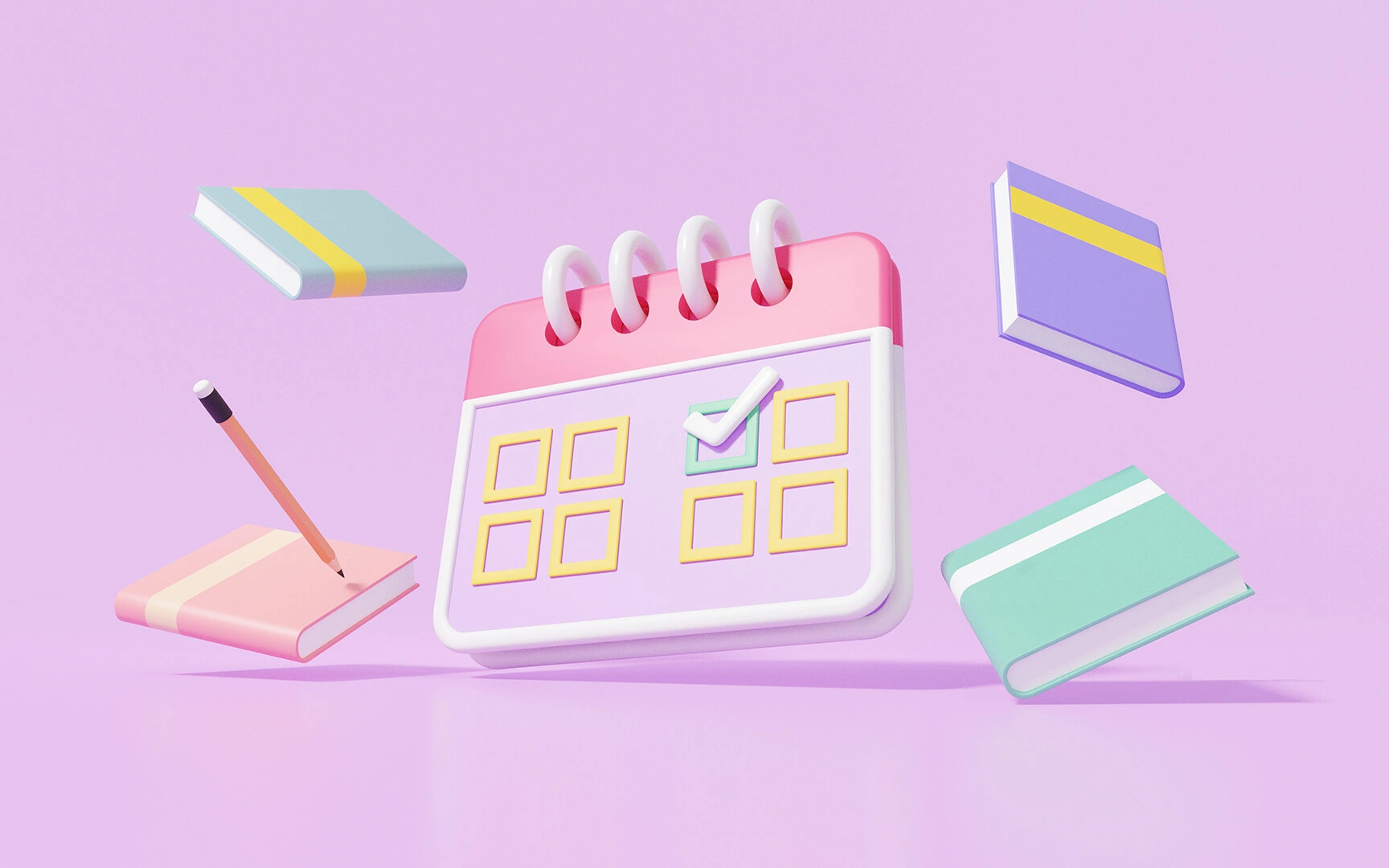 object image calendar and notebooks