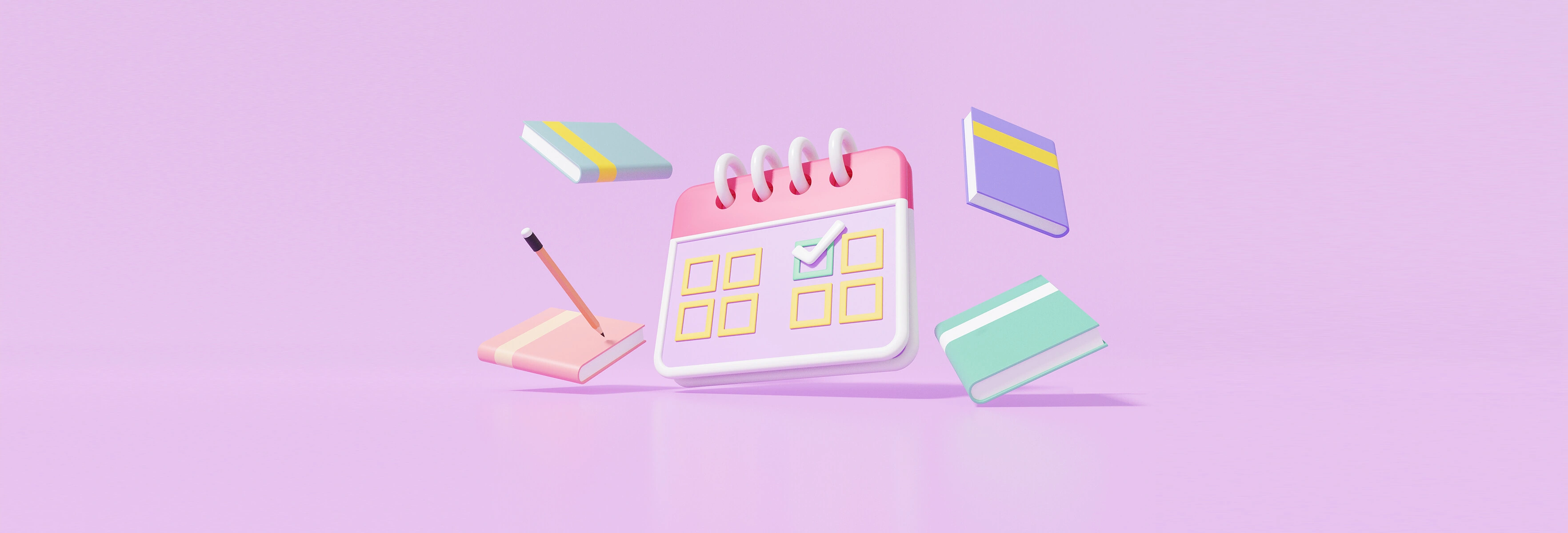 object image calendar and notebooks
