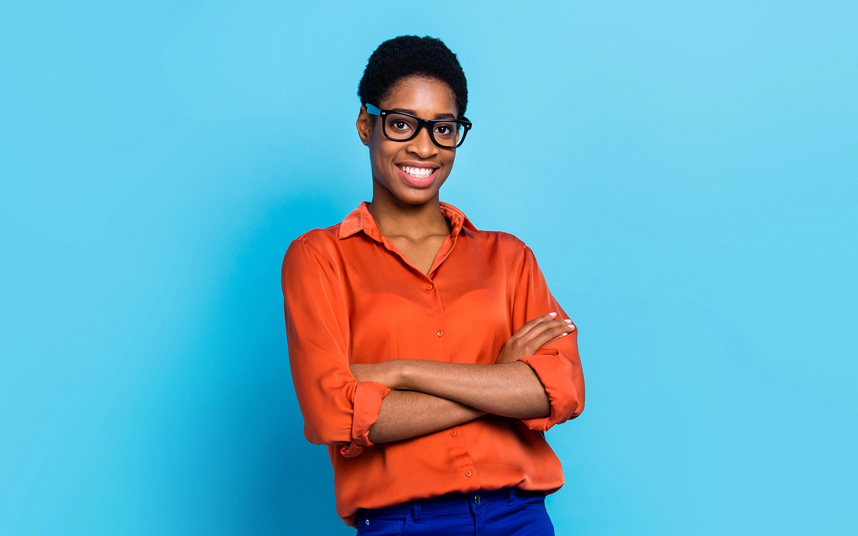 smiling business woman