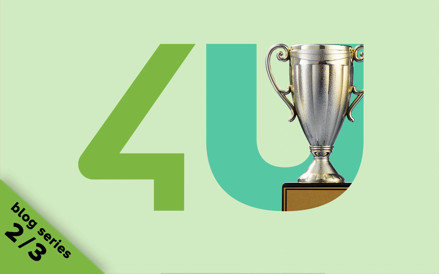 Unit4 logo with trophy 