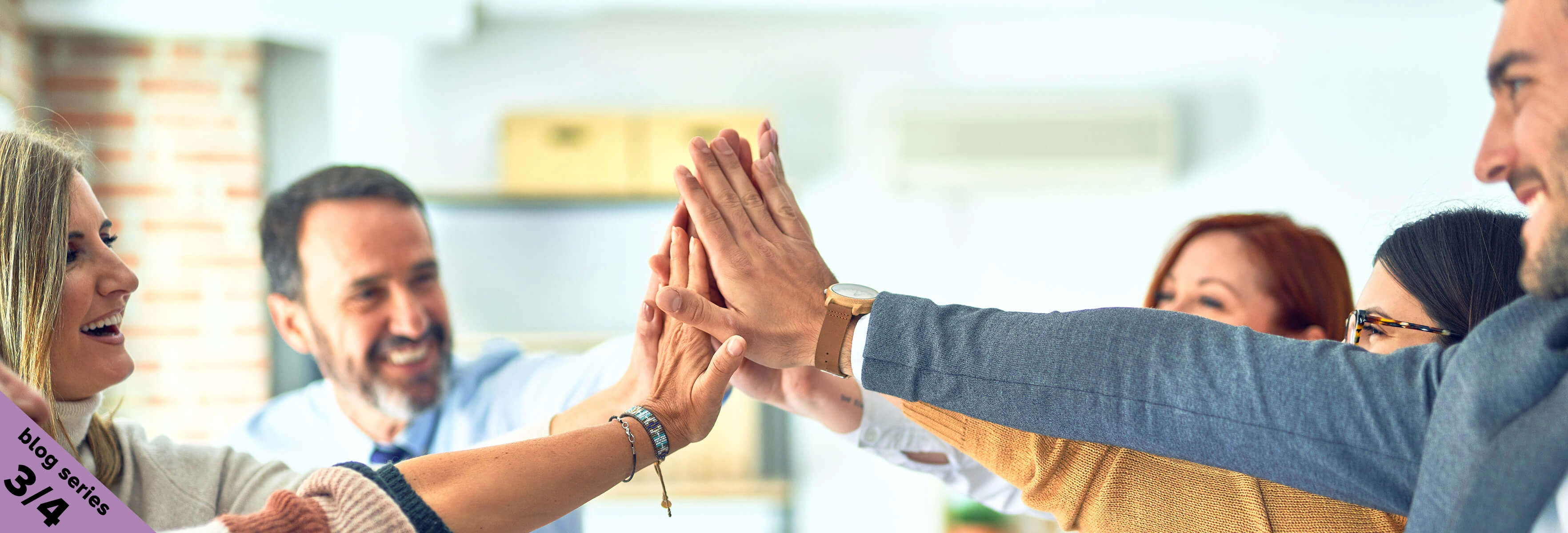 team high five