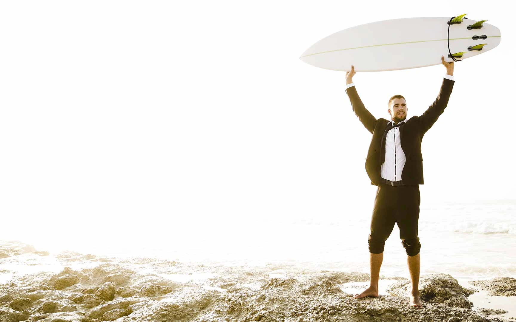 person with surfboard