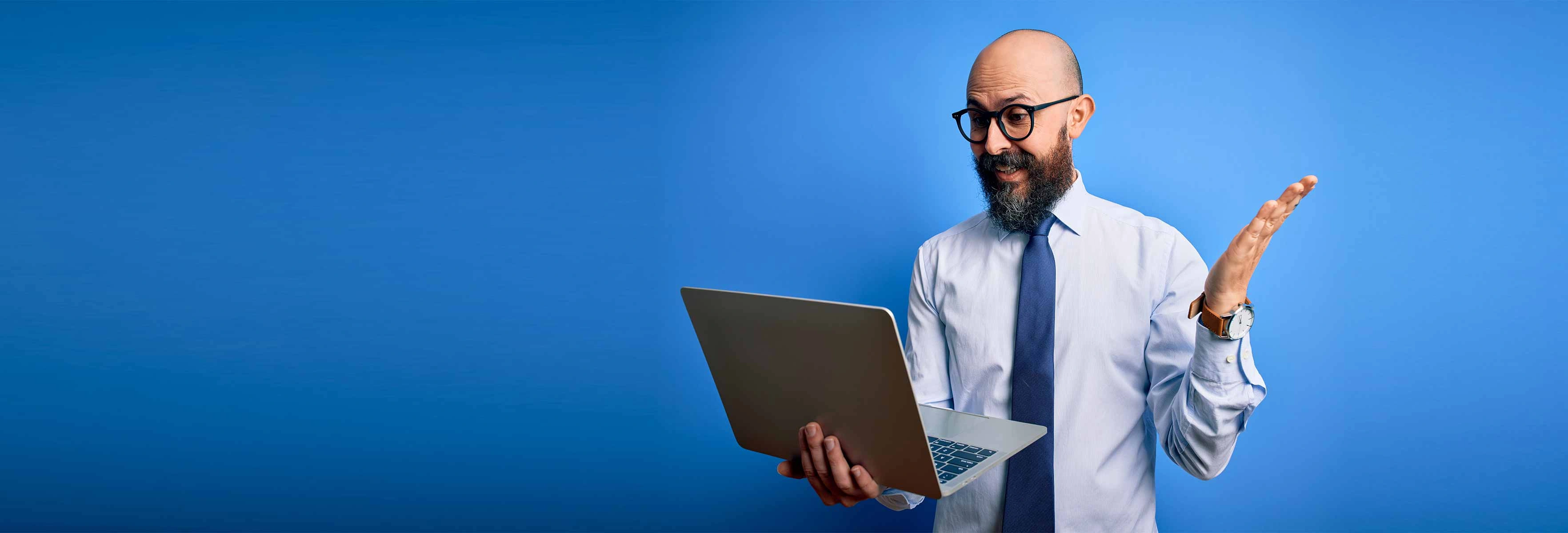 men with laptop