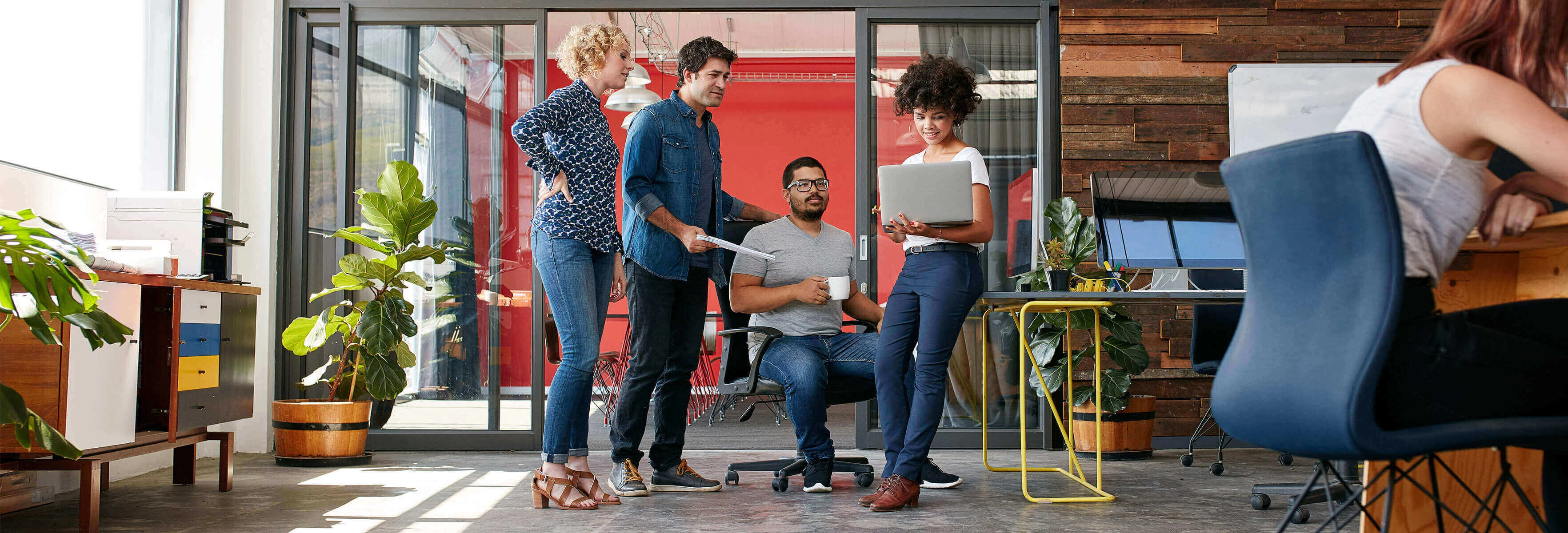 people in office setting