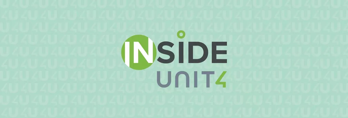 "Inside Unit4" text centered on a green background