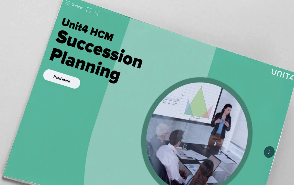 Click here to read our eBook: “Succession planning with Unit4”